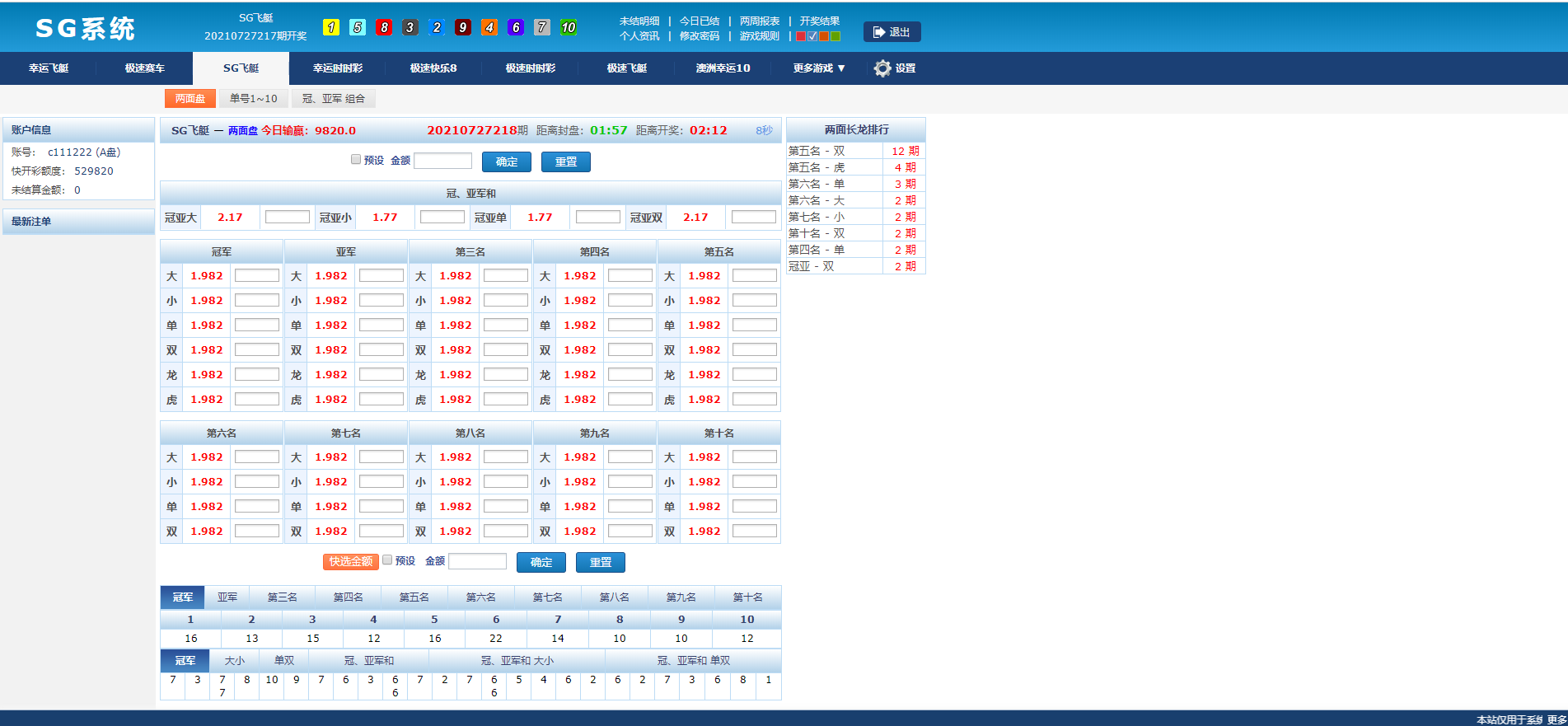 图片[4]-2023兔年版SG138双赢系统正版/带改单+预设+控制/完整/独立代理系统 - 非凡技术网-非凡技术网